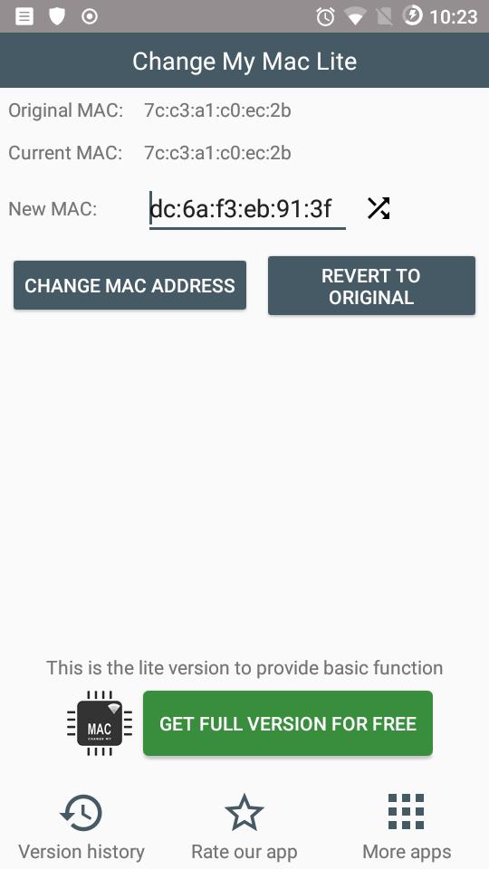 Mac address changer download free